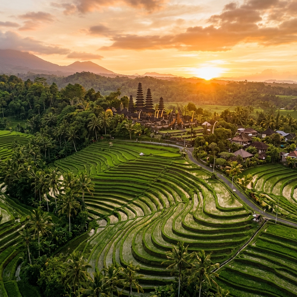 Pemandangan indah Bali